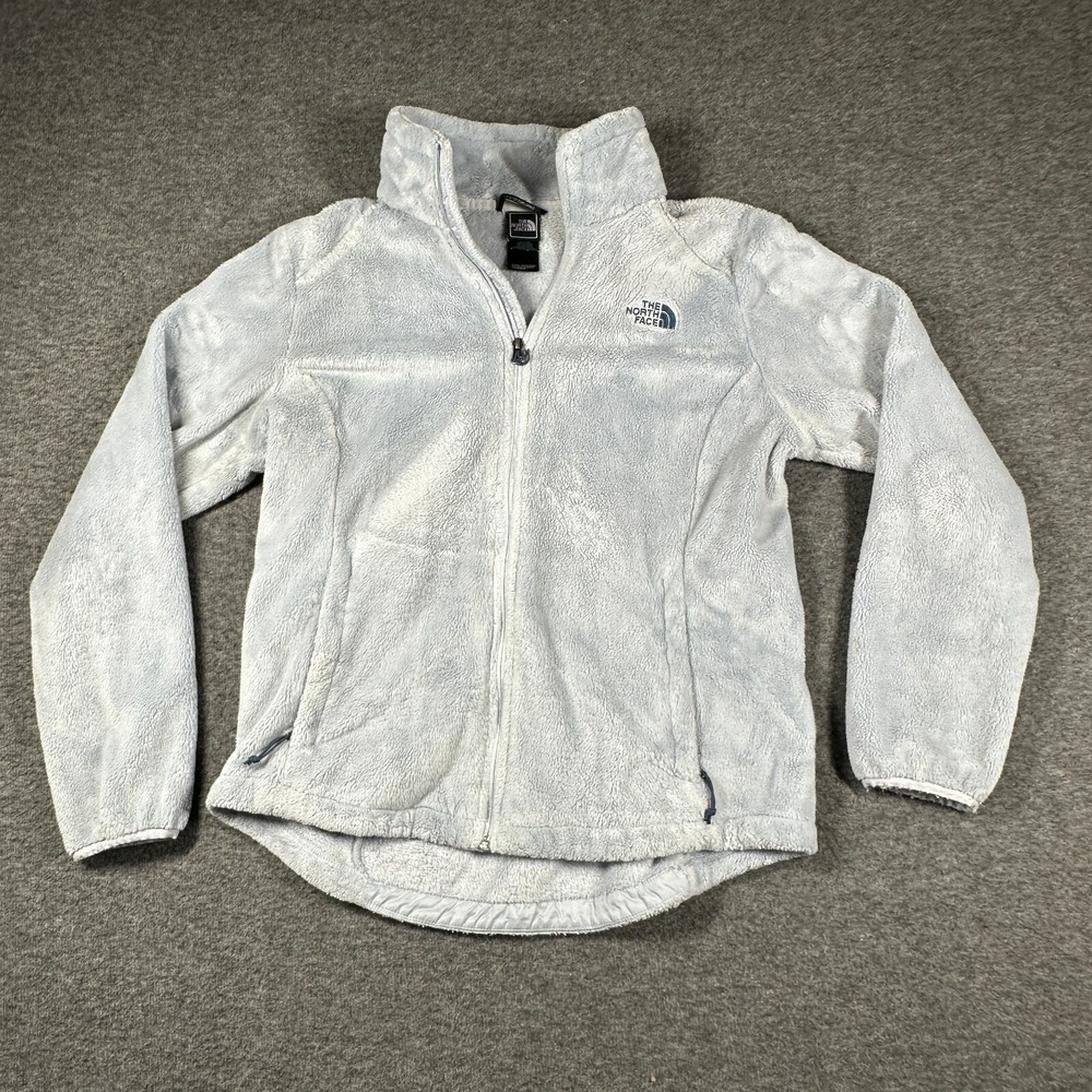 The North Face Osito Fleece zip Front Jacket Womens L Large Gray